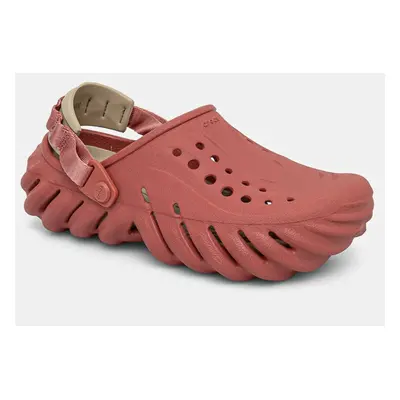 Crocs klapki X - (Echo) Clog damskie kolor różowy