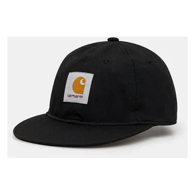 Carhartt WIP czapka z daszkiem Clarton Cap kolor czarny z aplikacją I034049.89XX