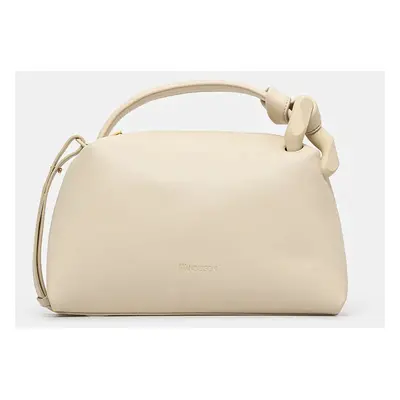 JW Anderson torebka skórzana The Jwa Corner Bag kolor beżowy HB0618.LA0307.135