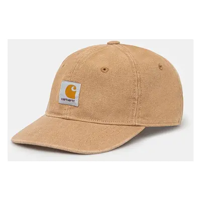 Carhartt WIP czapka z daszkiem bawełniana Icon Cap kolor zielony z aplikacją I033359.2FSXX