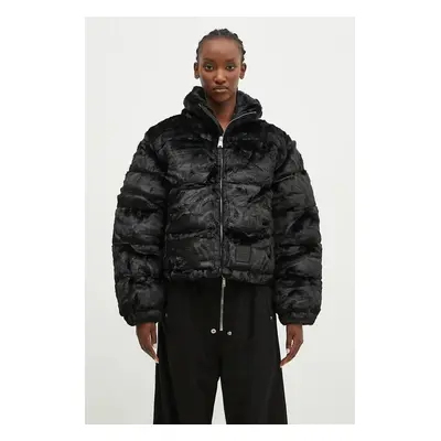 Alpha Industries kurtka Fur Puffer damska kolor czarny zimowa