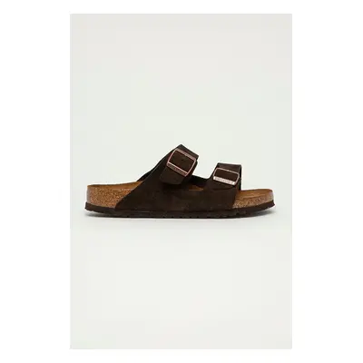 Birkenstock Arizona klapki kolor brązowy