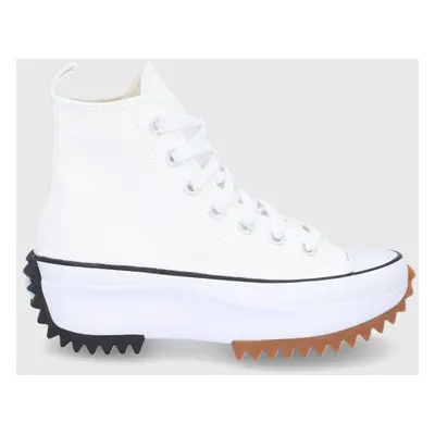 Converse Run Star Hike Hi trampki wysokie kolor biały 166799C.OPTICAL.WH