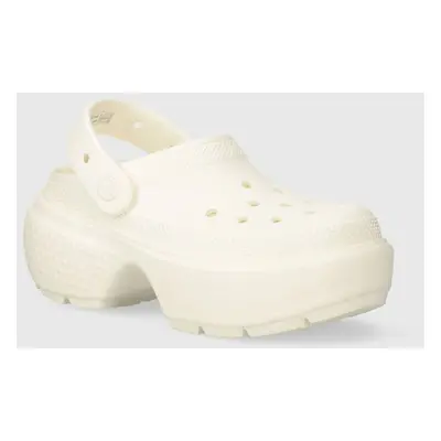 Crocs Stomp Slide klapki kolor beżowy 209347.0WV
