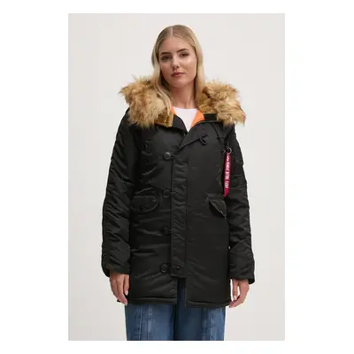 Alpha Industries kurtka N-3B VF Wmn damska kolor czarny zimowa