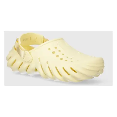 Crocs klapki X - (Echo) Clog kolor żółty