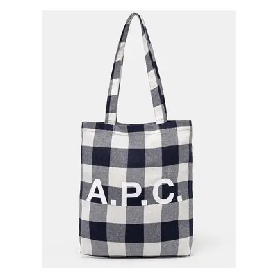 A.P.C. torebka Tote Lou kolor granatowy COGZX-M61442