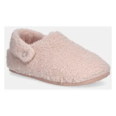 Crocs kapcie Classic Cozzy Slipper kolor różowy 209386.6TY