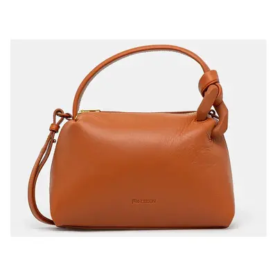 JW Anderson torebka skórzana The Jwa Small Corner Bag kolor brązowy HB0619.LA0307.142