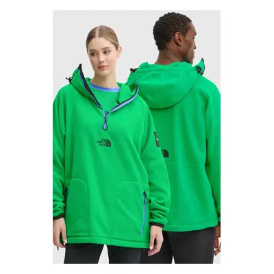 The North Face bluza TNF x Yinka Ilori kolor zielony z kapturem gładka NF0A89GFPO81