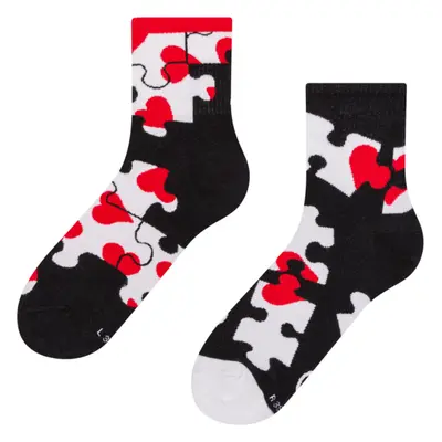 Dedoles skarpetki do łydek Puzzle serduszka