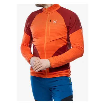 Bluza bez kaptura Montura Thermal Grid Maglia - bright orange/tobacco