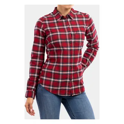 Koszula damska Fjallraven Ovik Flannel Shirt - deep red