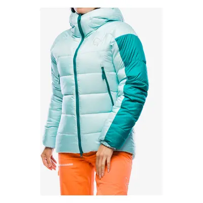 Kurtka puchowa damska Norrona Trollveggen Down850 Jacket - clearwater