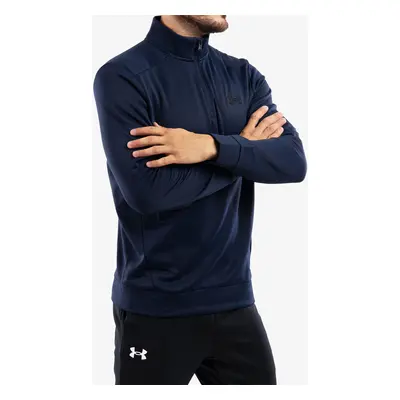 Bluza bez kaptura Under Armour Armour Fleece 1/4 Zip - midnight navy/blk