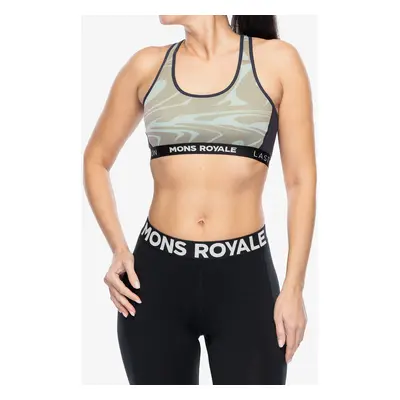 Stanik sportowy Mons Royale Sierra Sports Bra - signal lost/9 iron
