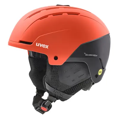 Kask narciarski Uvex Stance MIPS - fierce red/black matt