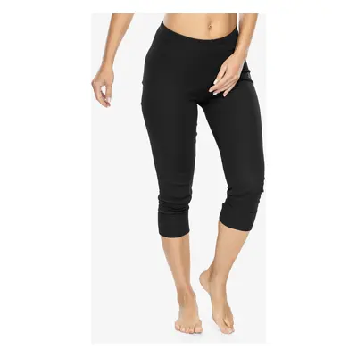 Getry termoaktywne damskie Odlo Active Warm BL Bottom 3/4 - black