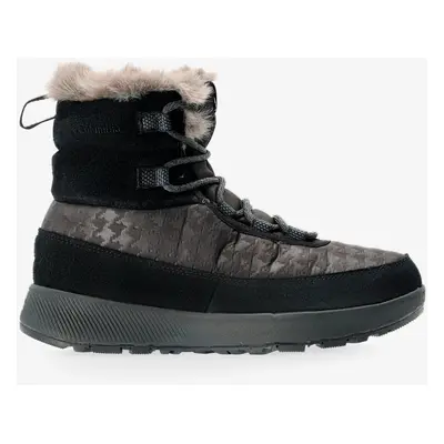 Buty zimowe damskie Columbia Slopeside Peak Luxe - black/graphite