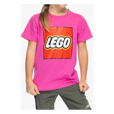 Koszulka dziecięca LEGO Tano - pink