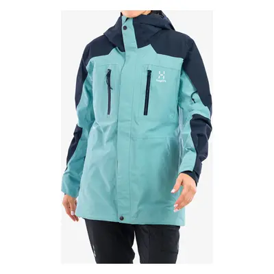 Kurtka narciarska damska Haglofs Elation GTX Jacket - frost blue/tarn blue