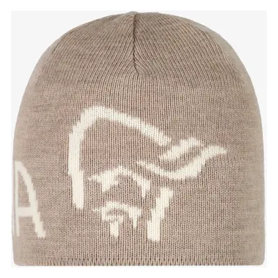 Czapka zimowa Norrona MerinoUll Logo Beanie - pure cashmere