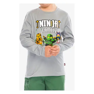 Bluza dziecięca LEGO LW Tano - light grey