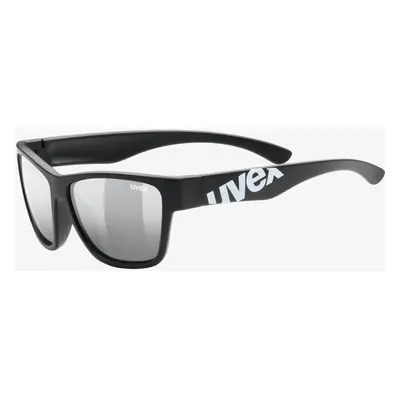 Okulary przeciwsłoneczne dla dzieci Uvex Sportstyle - black matt/litemirror silver