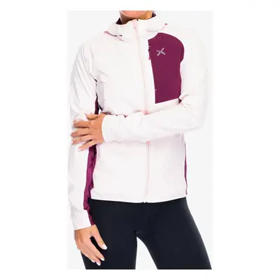 Bluza do biegania damska Montura Peak Jacket - light rose/wine red