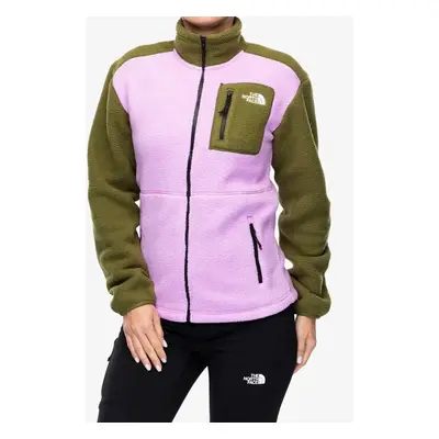 Polar damski The North Face Yumiori Full Zip - dragonfruit/forest olive