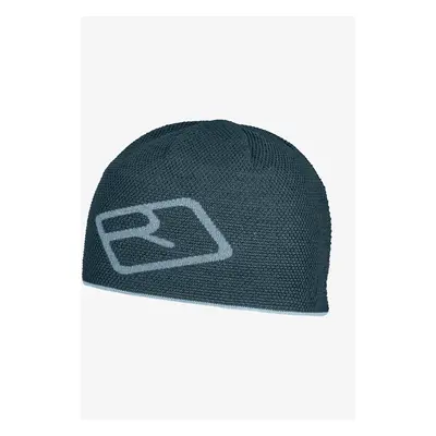 Czapka zimowa Ortovox Merino Logo Knit Beanie - dark arctic grey