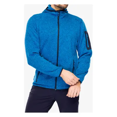 Kurtka polarowa CMP Borgis Fix Hood Jacket - river/black blue