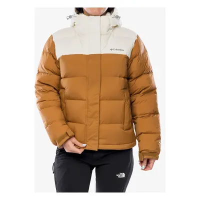 Kurtka puchowa damska Columbia Bulo Point II Down Jacket - camel brown/chalk crinkle