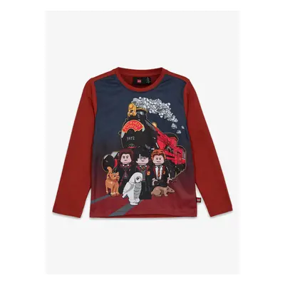 Bluza dziecięca LEGO Tano - dark red