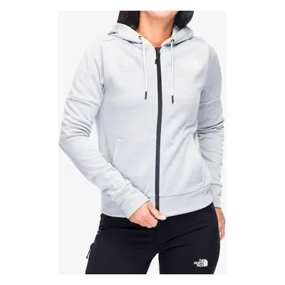 Polar damski z kapturem The North Face Reaxion Fleece F/Z Hoodie - tnf light grey heather