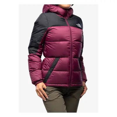 Puchowa kurtka damska The North Face Diablo Down Hoodie - boysenberry/black