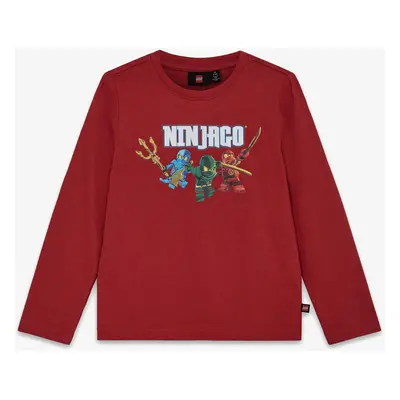 Bluza dziecięca LEGO LW Tano - dark red