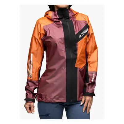 Kurtka damska adidas TERREX Techrock Light GORE-TEX Jacket - red/semi impact orange