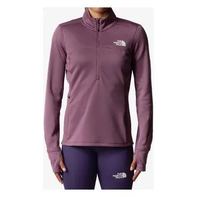 Bluza damska bez kaptura The North Face Winter Warm Pro 1/4 Zip - midnight mauve