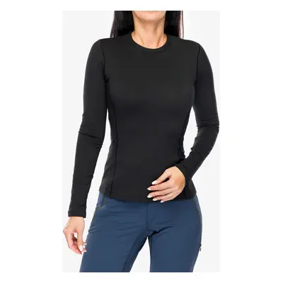 Bluza termoaktywna damska Arcteryx Rho Crew Neck LS - black/black