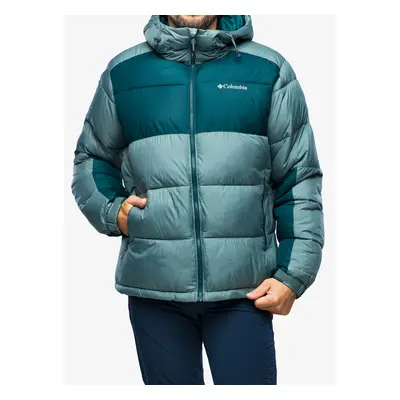 Kurtka zimowa męska Columbia Pike Lake II Hooded Jacket - metal/night wave