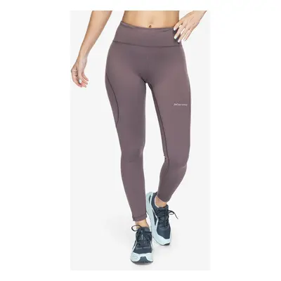 Legginsy damskie do biegania NNormal Active Tight - purple/purple