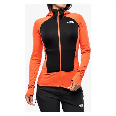 Bluza damska The North Face Bolt Polartec Hoodie - orange/black