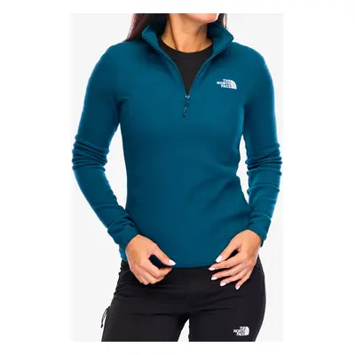 Bluza polarowa damska The North Face Glacier 1/4 Zip - midnight petrol