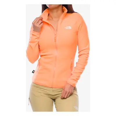 Bluza polarowa damska The North Face Glacier FZ - bright cantaloupe