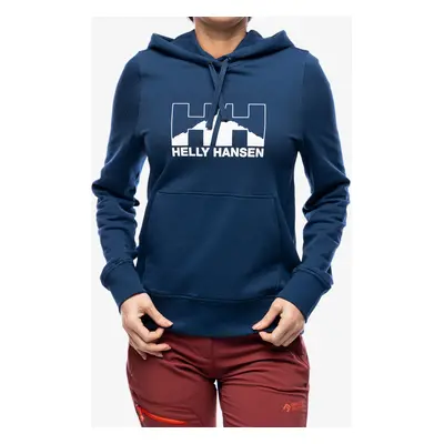 Bluza damska Helly Hansen Nord Graph Pullover Hoodie - ocean