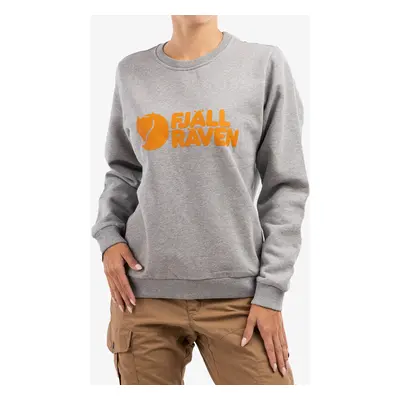 Bluza damska Fjallraven Logo Sweater - grey melange