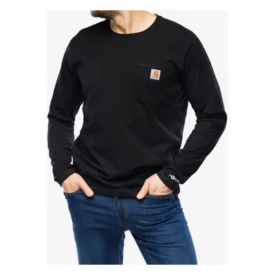 Koszulka z długim rękawem Carhartt Force Flex Pocket T-Shirt L/S - black