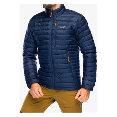 Kurtka puchowa Rab Microlight Jacket - deep ink/marmalade