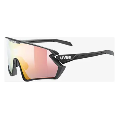 Okulary rowerowe Uvex Sportstyle 2.0 V - black matt/litemirror red